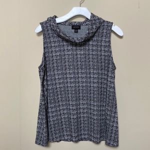 J Jill Sleeveless Cowl Neck Top
